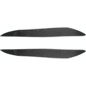 2 PCS / Set Carbon Fiber Car Lamp Eyebrow Decorative Sticker for Mazda 3 2010-2013 / M3 Xingcheng  Drop Glue Version