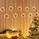 Christmas Decoration Lights USB Ring Doll 10 in 1 String Lights(Reindeer)