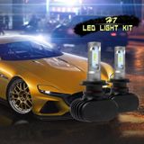 2 PCS H7 IP65 Waterproof White Light 6 CSP LED Car Headlight Bulb  9-36V / 18W  6000K / 2000LM