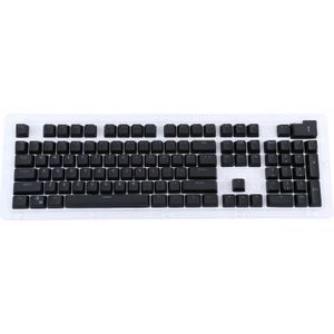 104 Keys Double Shot PBT Backlit Keycaps for Mechanical Keyboard (Black)