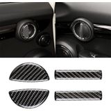 4 PCS Car F Chassis Door Handle Carbon Fiber Decorative Sticker for BMW Mini Cooper Clubman Countryman F55 / F54 / F60