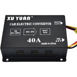 XUYUAN 480W Step-Down Converter 24V to 12V 40A Automotive DC Power Buck Converter