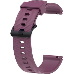 Silicone Sport Wrist Strap for Garmin Vivoactive 3 20mm (Purple)