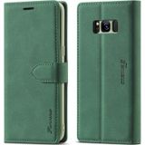 For Samsung Galaxy S8 Forwenw F1 Series Matte Strong Magnetism Horizontal Flip Leather Case with Holder & Card Slots & Wallet & Photo Frame(Green)