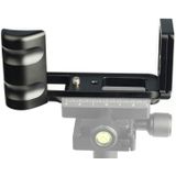 1/4 inch Vertical Shoot Quick Release L Plate Bracket Base Holder for FUJIFILM X-E3 (Black)