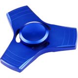 Fidget Spinner Toy Stress Reducer Anti-Anxiety Toy for Children and Adults  3 Minutes Rotation Time  Small Steel Beads Bearing + Aluminum Material  Three Leaves(Blue)