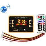 Car 5V Color Screen Audio MP3 Player Decoder Board FM Radio TF Card USB  with Bluetooth Function & Remote Control
