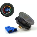 Car Motorcycle Ship Modified Digital DC LED Colorful Screen Voltage Meter  Specification: KWG-D5