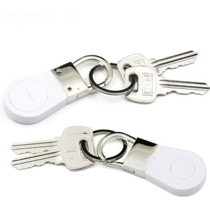 R2 Smart Wireless Bluetooth V4.0 Tracker Finder Key Buckle Anti- lost Alarm Locator Tracker (White)