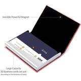 2 PCS Stainless Steel Business Card Holder(Blue)