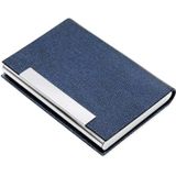 2 PCS Stainless Steel Business Card Holder(Blue)