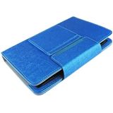 Universal Bluetooth Keyboard with Leather Case & Holder for Ainol / PiPO / Ramos 9.7 inch / 10.1 inch Tablet PC(Blue)