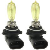 2 X 9006 HOD Halogen Bulbs 12V 100W 2400 LM 3500K Yellow Light Headlights