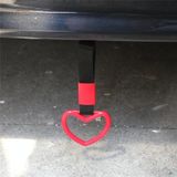 2 PCS Car Rear Bumper Warning Hanging Ring Car Hand Pull Ring(Red Black Belt)