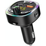 BT08D FM Transmitter Hands-free Car Kit MP3 Audio Player with QC3.0 + PD18W 5A Auto Fast Charger FM Modulator