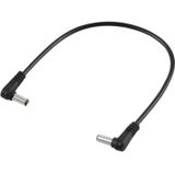 30cm 5A 5.5 x 2.1mm Male to Male Elbow DC Power Supply Plug Cable  DC 12-24V