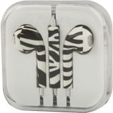 Zebra-stripe Pattern EarPods with Remote and Mic  Random Color & Pattern Delivery  for iPhone 6 & 6s & 6 Plus & 6s Plus / iPhone 5 & 5S & SE & 5C  iPhone 4 & 4S  iPad / iPod touch  iPod Nano / Classic