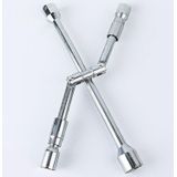 350mm Folding Cross Sleeve Car Tire Wrench  Specification: 17/19/21/23mm