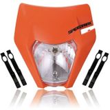 Speedpark H4 KTM Cross-country Motorcycle LED Headlight Grimace Headlamp (Orange)