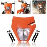 Speedpark H4 KTM Cross-country Motorcycle LED Headlight Grimace Headlamp (Orange)