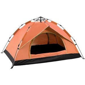 TC-014 Outdoor Beach Travel Camping Automatic Spring Multi-Person Tent For 2 People(Orange)