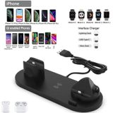 HQ-UD15-upgraded 4 in 1 Wireless Charger For iPhone  Apple Watch  AirPods and Other Android Phones (Black)