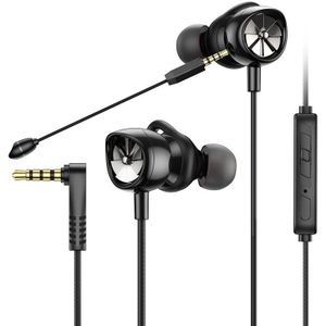 Langsdom G200X In-ear Wired Control Gaming Earphone  Cable Length: 1.2m (Black)