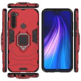 For Xiaomi Redmi Note 8 Panther PC + TPU Shockproof Protective Case(Red)