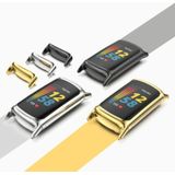 Voor FitBit Charge5 Mijobs Magnetic Metal Watch Band