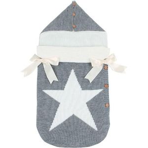 Newborns Five Star Knitted Sleeping Bags Winter  Color: Gray