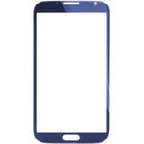 10 PCS Front Screen Outer Glass Lens for Samsung Galaxy Note II / N7100(Blue)