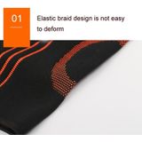 2 Pairs Sports Knitted Ankle Support Outdoor Running Basketball Fitness Ankle Support Breathable and Sweat-Absorbent Ankle Support for Men and Women(Orange )