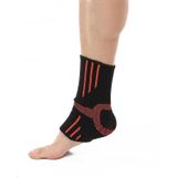 2 Pairs Sports Knitted Ankle Support Outdoor Running Basketball Fitness Ankle Support Breathable and Sweat-Absorbent Ankle Support for Men and Women(Orange )