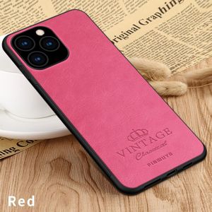 PINWUYO PIN Rui serie klassiek leer  PC + TPU + PU leer waterdicht en anti-Fall all-inclusive beschermende shell voor iPhone XI 2019 (rood)