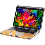 For 2016 New Macbook Pro 15.4 inch A1707 Laptop Crazy Horse Texture Horizontal Flip Leather Case(Gold)