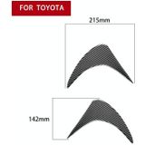 2 PCS / Set Carbon Fiber Car Front Lamp Eyebrow Decorative Sticker for Toyota GT86 / Subaru BRZ 2012-2016  Drop Glue Version