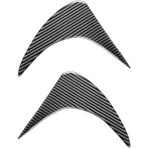 2 PCS / Set Carbon Fiber Car Front Lamp Eyebrow Decorative Sticker for Toyota GT86 / Subaru BRZ 2012-2016  Drop Glue Version