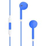 EarPods with Wired Control and Mic  For iPhone  iPad  iPod  Galaxy  Huawei  Xiaomi  Google  HTC  LG and other Smartphones(Blue)