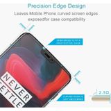 50 PCS 0.26mm 9H 2.5D Tempered Glass Film for OnePlus 6  No Retail Package