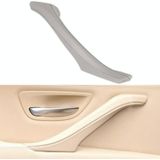 Car Leather Right Side Inner Door Handle Assembly 51417225854 for BMW 5 Series F10 / F18 2011-2017(Grey)