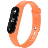 CHIGU C6 0.69 inch OLED Display Bluetooth Smart Bracelet  Support Heart Rate Monitor / Pedometer / Calls Remind / Sleep Monitor / Sedentary Reminder / Alarm / Anti-lost  Compatible with Android and iOS Phones (Orange)