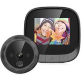 DD3 2.4 inch TFT Screen 0.3MP Security Digital Door Viewer  Support Infrared Night Vision & 90 Degrees Wide Angle (Black)