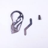 3 PCS Outdoor Multi-Function Key Clip Stainless Steel Carabiner(Without Corkscrew)