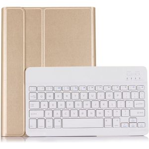 ST870S For Samsung Galaxy Tab S7 T870/T875 11 inch 2020 Ultra-thin Detachable Bluetooth Keyboard Leather Case with Stand & Sleep Function & Backlight(Gold)