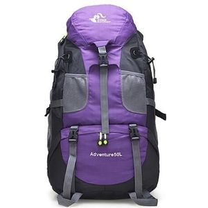 Free Knight 50L Outdoor Sport Camping Mountaineering Hiking Backpacks Waterproof Sports Bag(Purple)