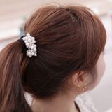 3 PCS Women Fashion Vitange Rhinestone Crystal Pearl Hair Band(Gold)