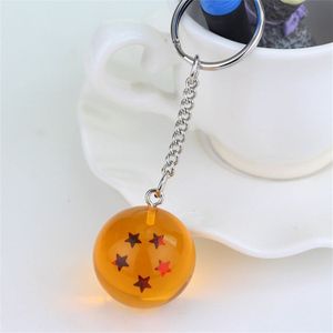 Anime Dragon Ball 7 Stars Balls 2.7cm PVC Figures Toys Keychain(5 star)