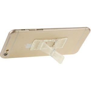 Universal Multi-function Foldable Holder Grip Mini Phone Stand  for iPhone  Galaxy  Sony  HTC  Huawei  Xiaomi  Lenovo and other Smartphones(Transparent)