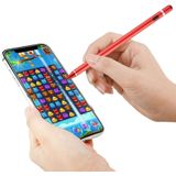 For iPod touch / iPad mini & Air & Pro / iPhone Tablet PC Active Capacitive Stylus (Red)