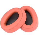 1 Pair Sponge Headphone Protective Case for Sony MDR-100ABN / WH-H900N (Twilight red)